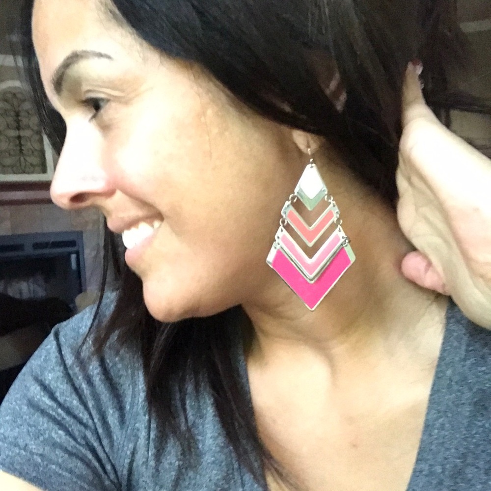 V Shaped Earrings